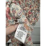 Patrons of Peace Dress Jr Medium Colorful Floral Bohemian Fairy Peasant Midi Photo 4