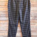 Vince Camuto Gray Plaid Ankle Skinny Dress Pants Size 12 Photo 1