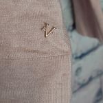 Victoria's Secret  SPORT TWIST KNOT OPEN BACK KNIT PALE PINK LAYERING SWEATER XL Photo 7