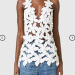 Innovare Denim Kira  Hollow Lace Up Top Photo 0