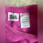 Barbie Hot Pink Acid Wash Embroidered Star Sweatshirt Size Large / L Photo 3