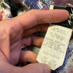 Vtg 80s Tapestry Geometric shirt Blue Size M Photo 2