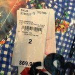 Lands' End Chlorine Resist High Neck UPF 50 Modest Tankini Top Blue Checker 2 Photo 2