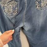 Apt. 9  Medium Wash Boot Cut Jeans Women’s Plus Size 24 w/ Jeweled Accents Photo 6