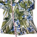 Kasper  Linen‎ Blend Tropical Print Blazer Photo 12