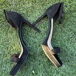 Nine West Black Heels Elegant Suede Pumps Photo 1
