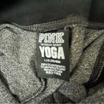 PINK - Victoria's Secret PINK Victoria Secret VS activewear yoga leggings mesh sides in dark grey size L Photo 2