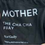 MOTHER The Cha Cha Fray Jeans In Not Guilty Size 25 Black Photo 8