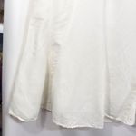 Catherines Plus Size 26W 28W Midi Skirt 3X White Linen A Photo 3