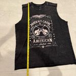 Johnny Cash Tank Medium Black Photo 5