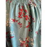 zac & rachel nwt blue with cherry blossom design bouse top womens plus 2xl Size XXL Photo 3