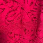 Ralph Lauren Lauren Size 6 Hot Pink Lace Shift Mini Dress Photo 6