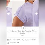 Lululemon  Run: Sun Sprinter Short Sleeve Photo 9