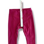 Lululemon ‎ Athletica Scalloped Reflective Luxtreme Leggings Size 4 Red Gym Photo 4