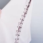 Lulus Cream Halter Braided Side Mini Dress Photo 6