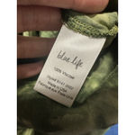 Blue Life  NWT Green Tie-Dye Asymmetrical Side Tie Midi Skirt Viscose Size S Photo 5