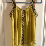 THML Anthropologie  Womens Tank Top Medium Embroidered Photo 0