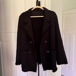 Frank & Eileen  Belfast Black Button Jacket Triple Fleece sweatshirt Peacoat Photo 2