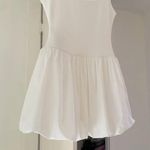 Mango MNG Cotton Bubble Skirt Mini Dress in Natural White Size 2 Photo 10