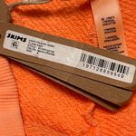 SKIMS  Size Small Neon Orange French Terry Low Rise Straight Leg Pants NWT  Photo 7