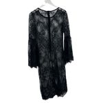 Vintage Y2K Style Black Lace Sheer Dress Size Small Whimsical Goth Grunge Photo 1