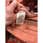 Pilcro  Anthropologie Striped Cotton Pull-On Lounge Shorts Women’s M Peach Boho C Photo 5