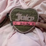 Juicy Couture tan gothic logo heart coin pouch Photo 3