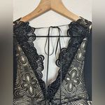 Lover The Label Camelia Black Lace Bonded Pencil Cocktail Dress size US 2 AU 6 Photo 12