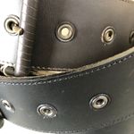 Donald Pliner Belt Expresso Leather Metal Studs 2" Wide Adjustable New NWT $190 Brown Photo 6