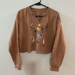 Disney Pre-Owned LG  Winnie the Pooh Cropped Crewneck Photo 0