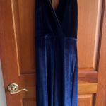 Urban Outfitters OML Blue Velvet Jumpsuit Photo 0