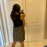 Loft Black And Gold Holiday dress Photo 5