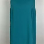 Mossimo Slit Back Flowy Tank Top Hi Low Hem Blue Size M Photo 1