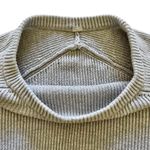 Lululemon Cabin Yogi Long Sleeve Heather Gray Pullover Ribbed Knit Sweater Top Photo 4