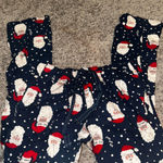 Old Navy  Santa Print Pajama Bottoms - Navy Photo 0