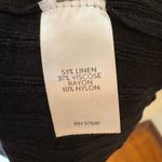 J. Jill Linen Blend Ribbed Long Cardigan Duster Black Size Medium Tall Photo 4