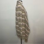 Knox Rose  Boho Striped Drape Open Front Cardigan Sweater Women’s Large‎ Photo 6