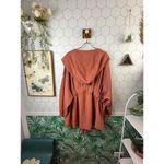 Free People Oversized Asymmetrical Hooded Jacket w/ Cinched Waist - Size -Small Photo 3