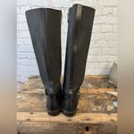 Tommy Hilfiger  Black Leather Riding Boots size 7 1/2 Photo 5