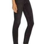 AGOLDE  Pinch Waist Skinny Jeans Washed Black Denim High Rise Ankle Size 26 Photo 0