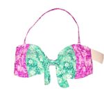BP NEW Smocked Bow Bandeau Bikini Swim Top size L Jr. Photo 1
