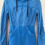 Lululemon Women's Dance Studio Jacket Blue Reversible Full Zip Photo 2