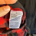 Old Navy Buffalo Plaid Flannel and Tee Pajama Set Santa Boots HoHoHo Graphic Size Large Photo 5