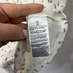 Old Navy  Floral Button Front Ribbed Tee White Ditsy Print Sz XL Photo 4