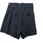 Athleta Paperbag Waist Shorts Black Size 8 | Lightweight Stretch Athletic Casual Photo 2