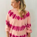 Le lis Berry Twist Tie Dye Sweatshirt Photo 1