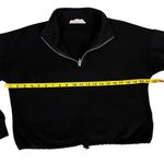 Hippie Rose  Fleece‎ Half Zip Top/Sweater With Elastic Waist Zip Up Size L Y2K Photo 10