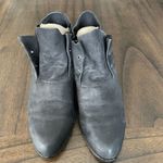 Eileen Fisher Ankle Boots 7.5 Witchy Whimsigoth Fairy Leather Black NO LACES Photo 2