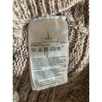 Gap  Oversized Sweater Womens L Pink Gray Open Knit Crochet Fisherman Chunky Crew Photo 8