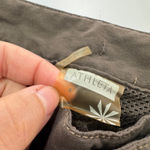 Athleta Capris Womens Size 4 Brown Pants Cargo Zip Pocket Cropped Outdoor Photo 2